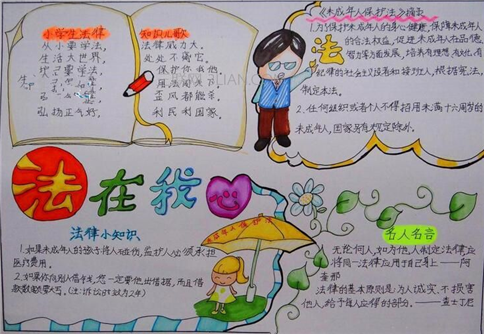 法律是警戒線(xiàn)不得踩踏手抄報(bào)簡(jiǎn)單又漂亮