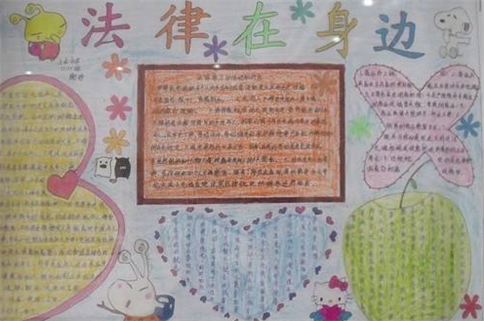 2021國家憲法日手抄報(bào)繪畫簡單好看